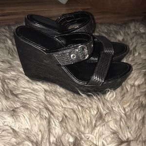 Nine West Shoes - Black wedges Nine West Shoes - Black wedges